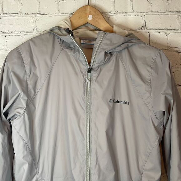 Columbia Gray Lightweight Women’s Switchback Lined Long Jacket size small - Picture 2 of 9